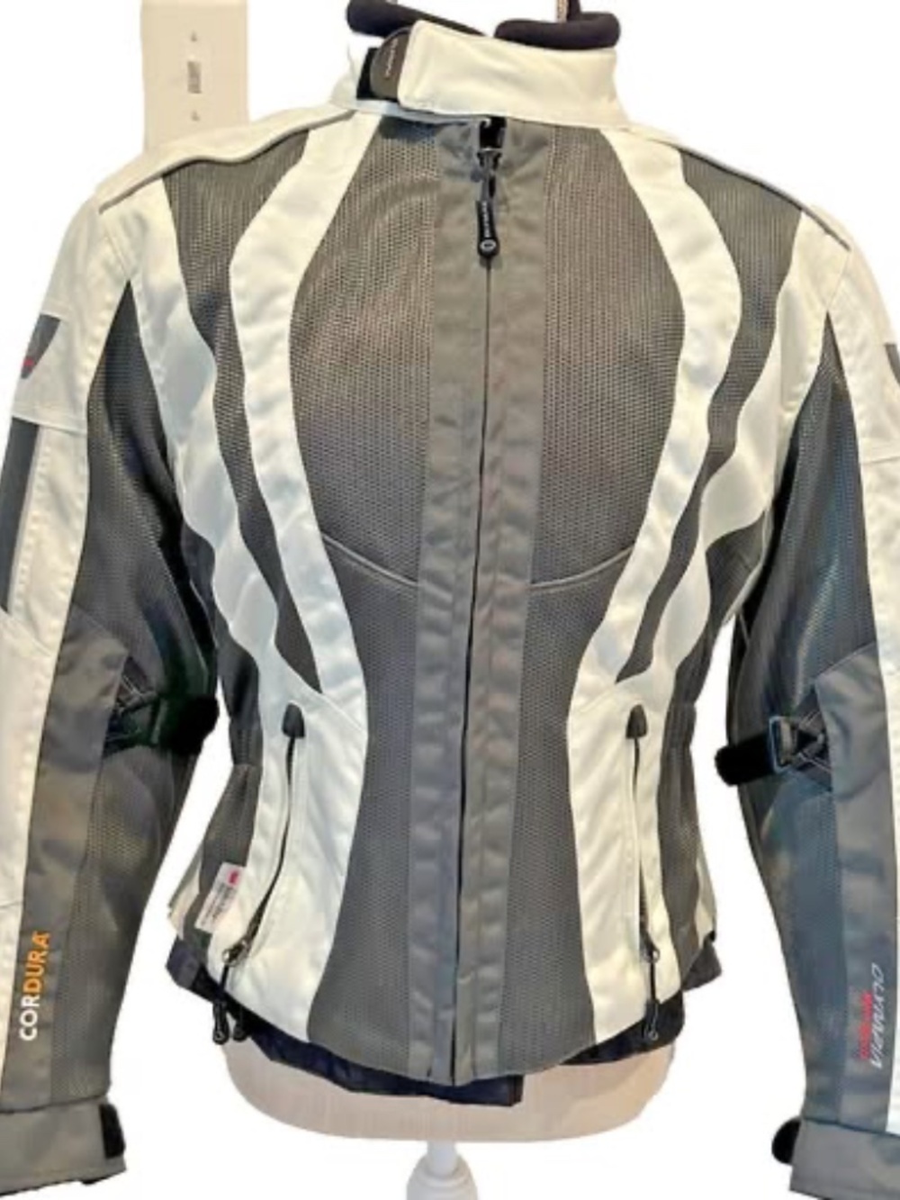 Women's Olympia Airglide 5 Jacket Ivory/Pewter / Size: SM All-Season Motorcycle